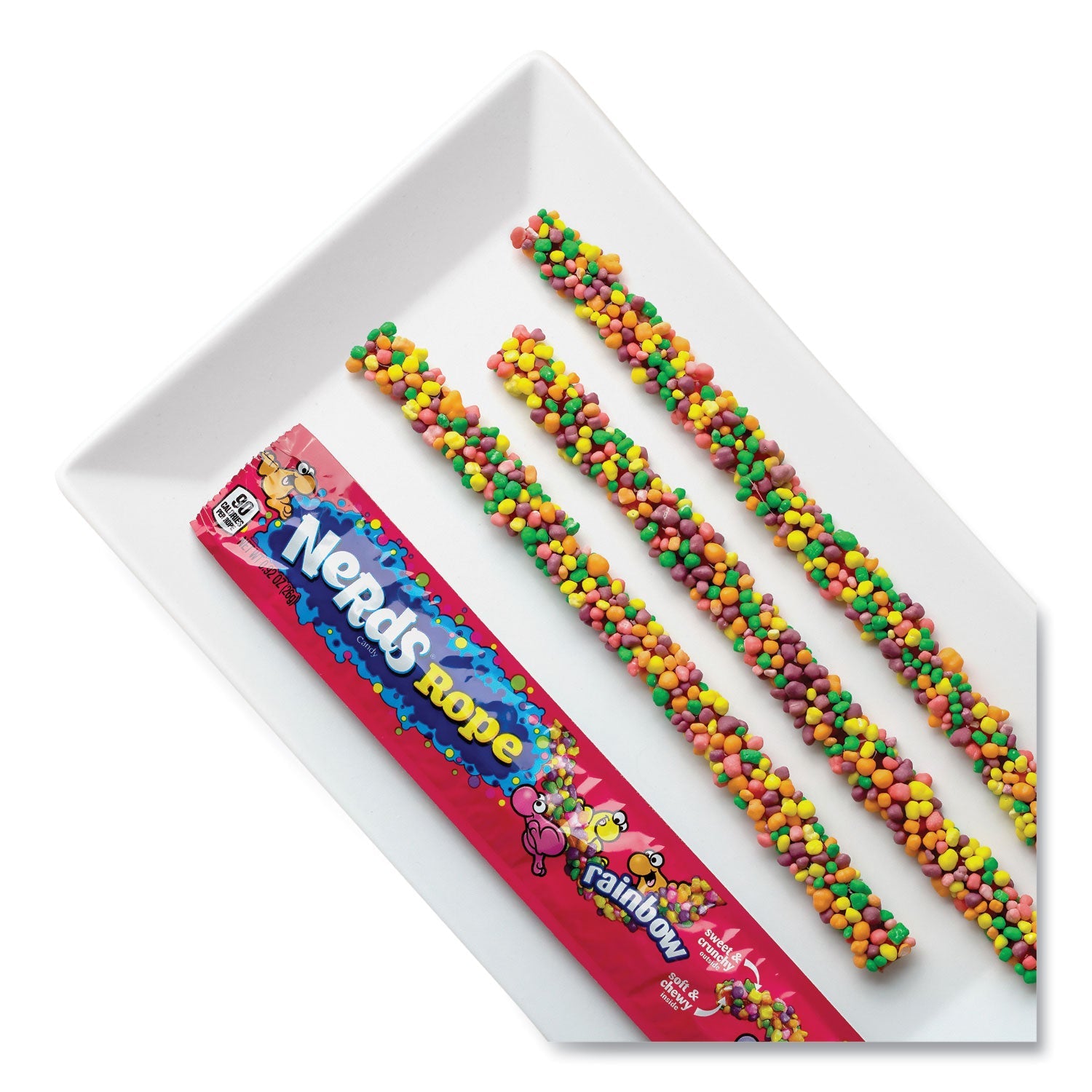 Nestlé® Nerds Rope Candy, Fruity, 0.92 oz Individually Wrapped, 24/Carton - Bloom Skins