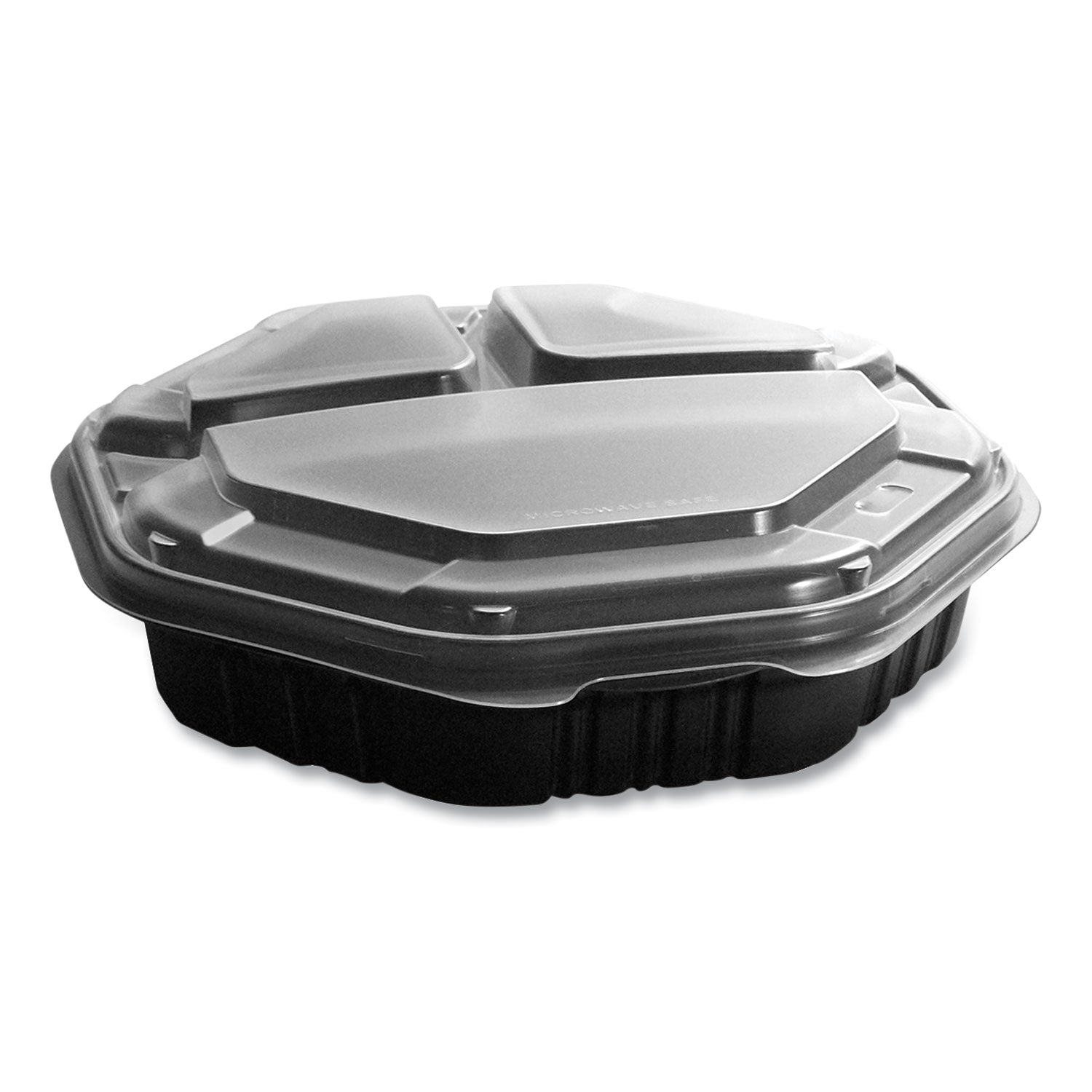 OctaView Hinged-Lid Hot Food Containers | 38oz