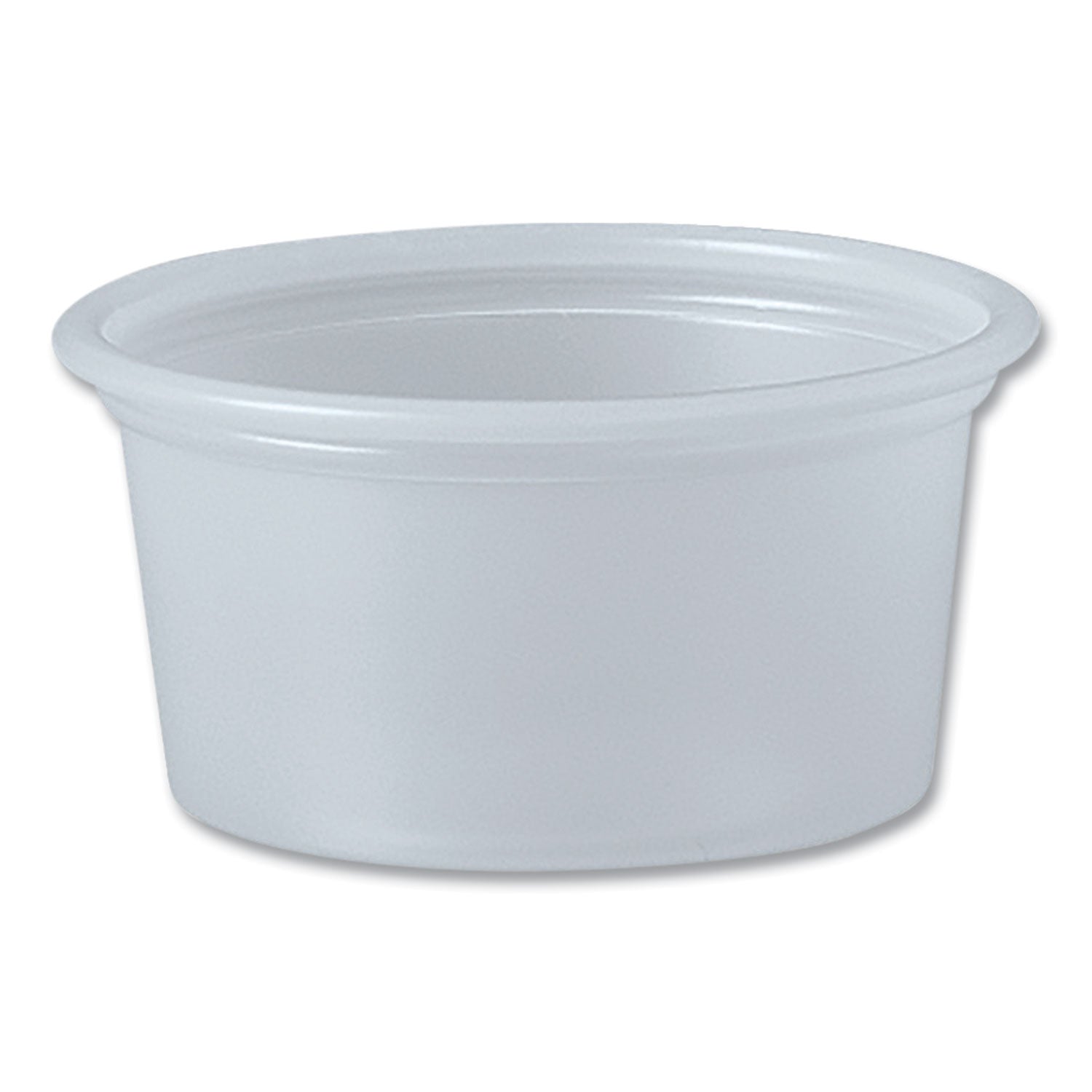Dart® Polystyrene Portion Cups, 0.75 oz, Plastic, Translucent, 2,500/Carton