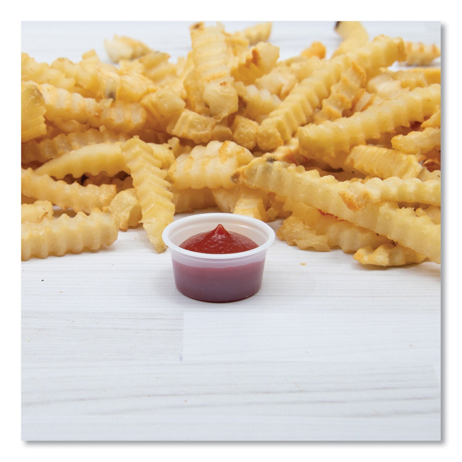 Dart® Polystyrene Portion Cups, 0.75 oz, Plastic, Translucent, 2,500/Carton