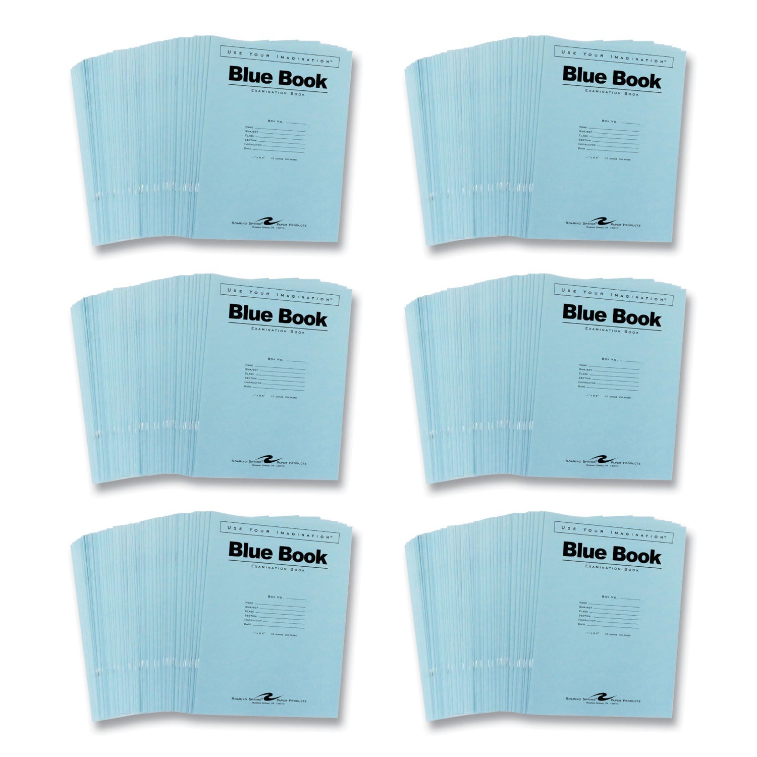 Examination Blue Book | Wide Rule, 12 Sheets