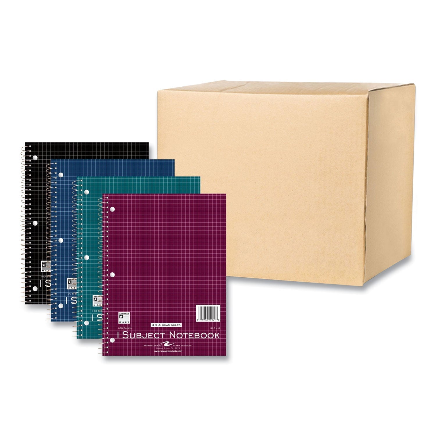 1-Subject Wirebound Notebook | Quad Rule, 100 Sh.