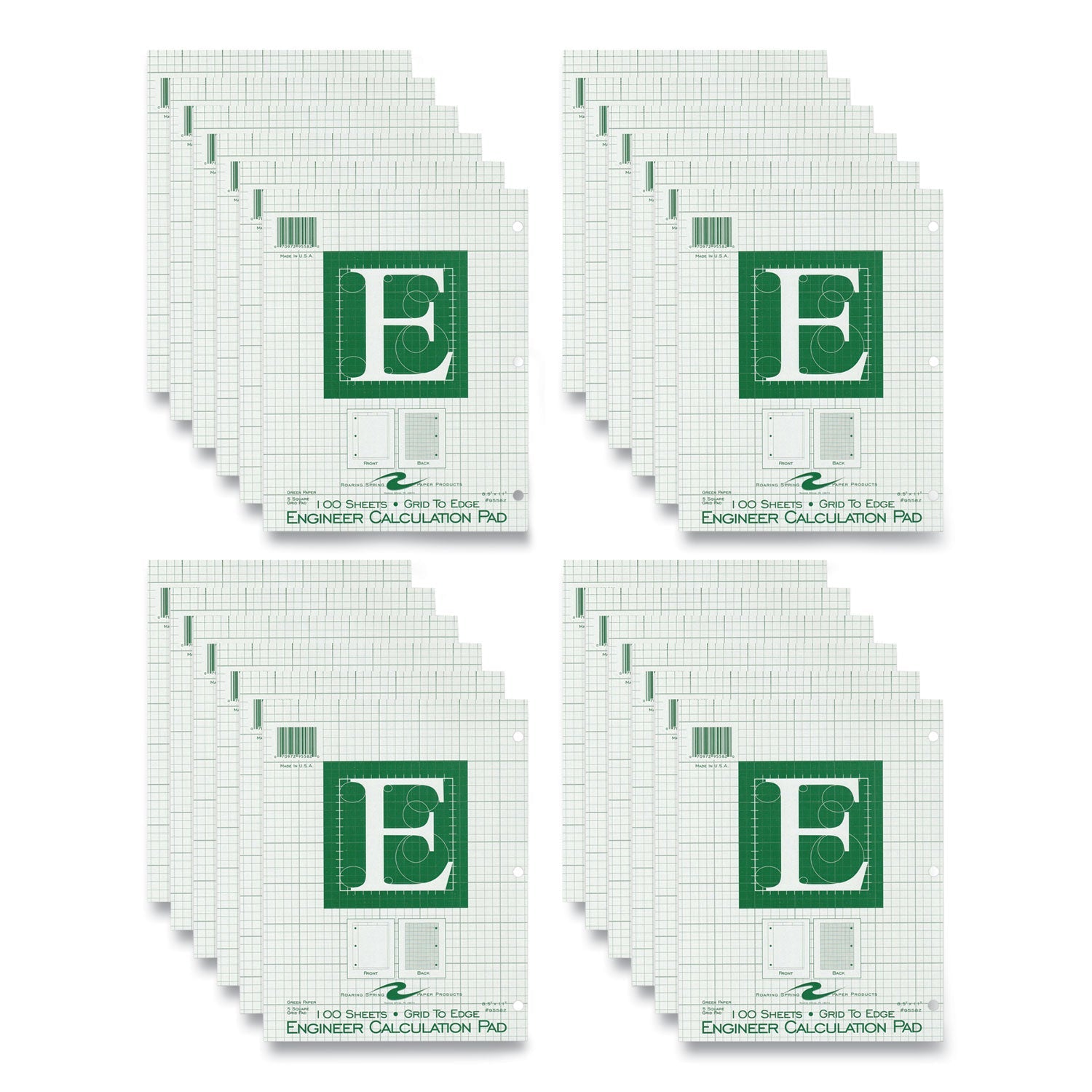 Engineer Pad | Quad Rule, 100 Sheets, 8.5x11