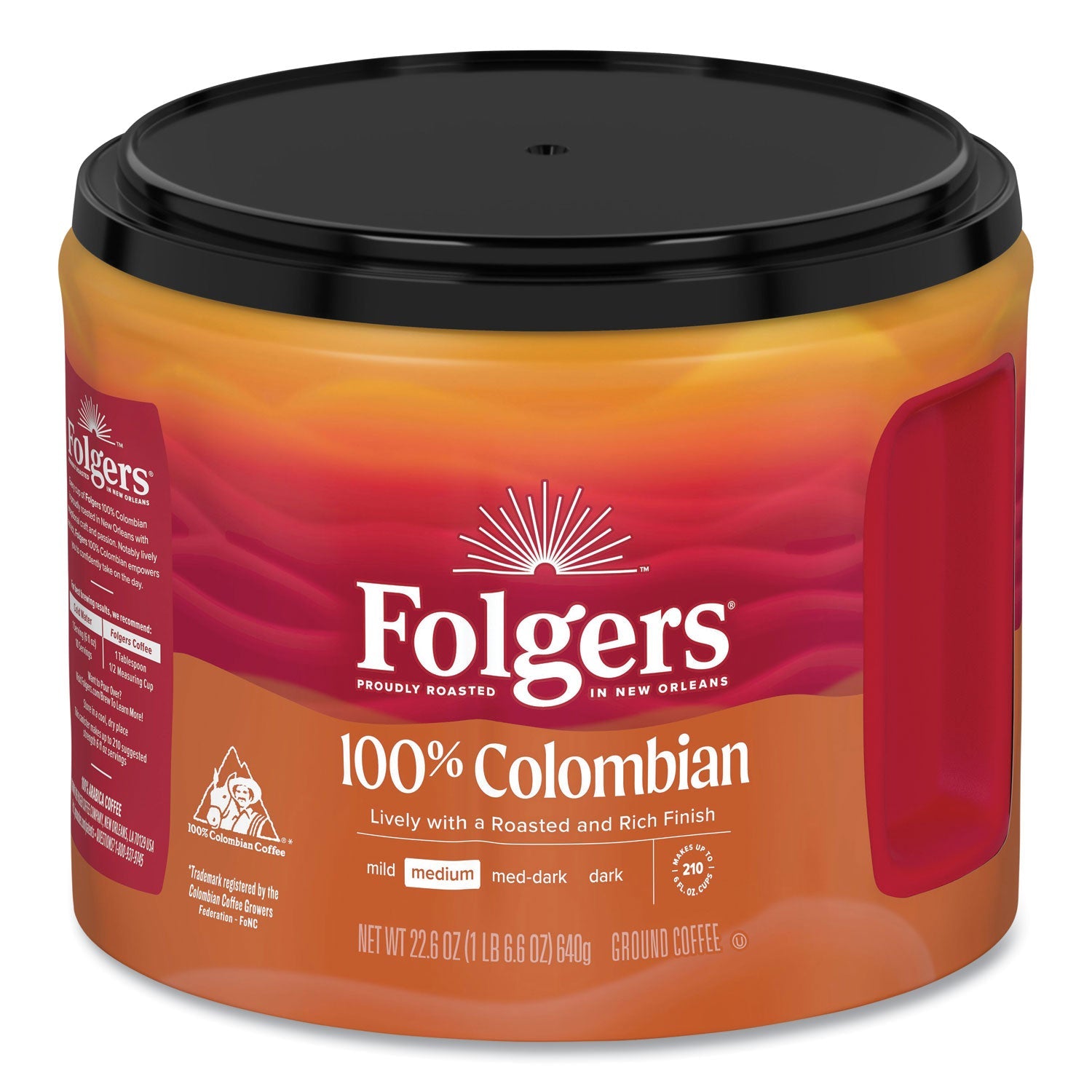 100% Columbian Coffee | 22.6 oz Canister