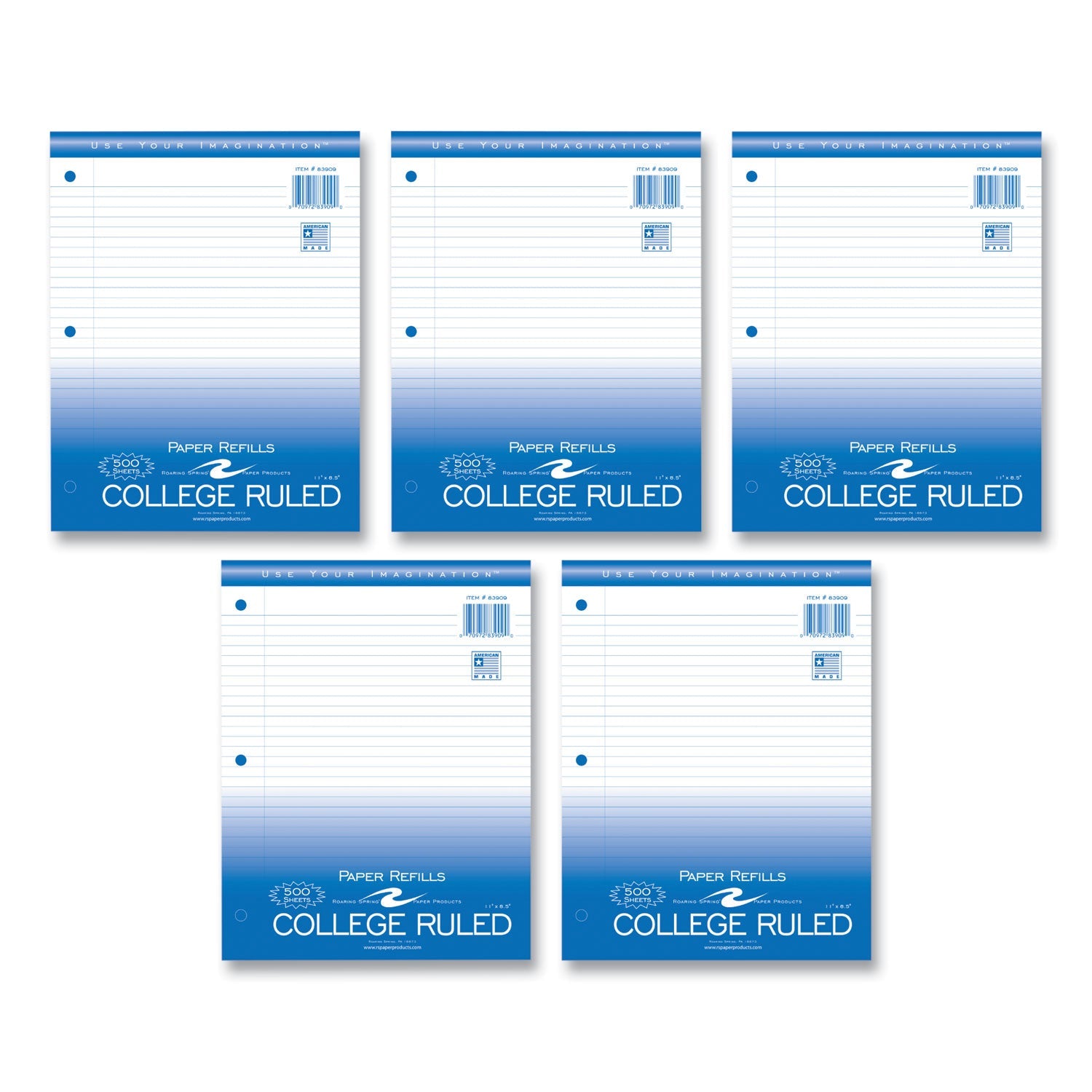 Loose Leaf Paper | College Rule, 500 Sheets/Pack