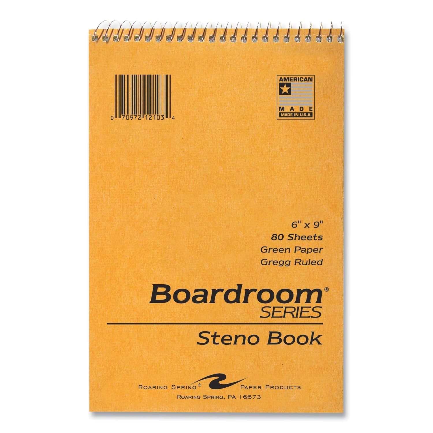 Boardroom Series Steno Pad | Gregg Ruled, Green
