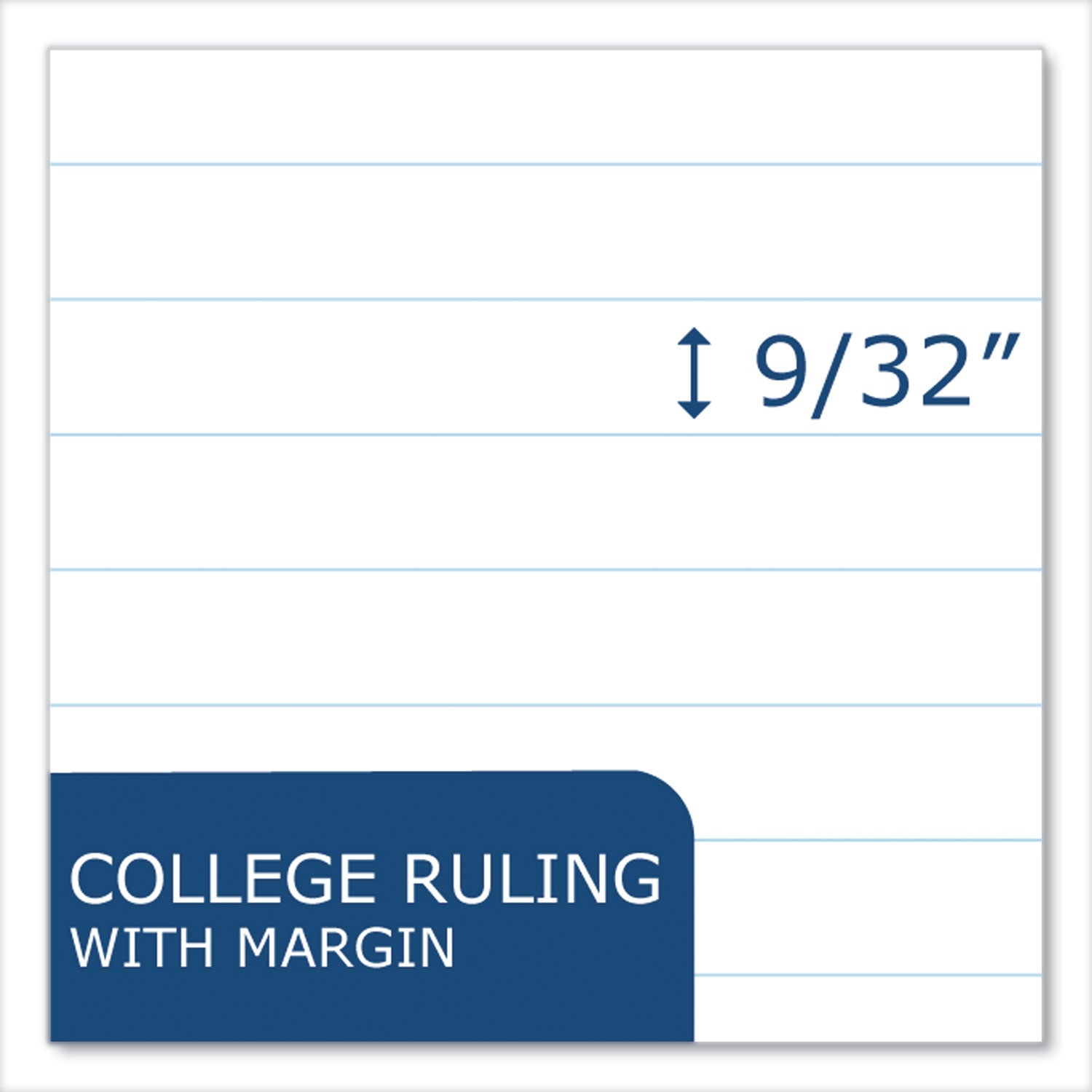 Roaring Spring® Loose Leaf Paper, 8.5 x 11, 3-Hole Punched, College Rule, White, 150 Sheets/Pack, 24 Packs/Carton - Bloom Skins