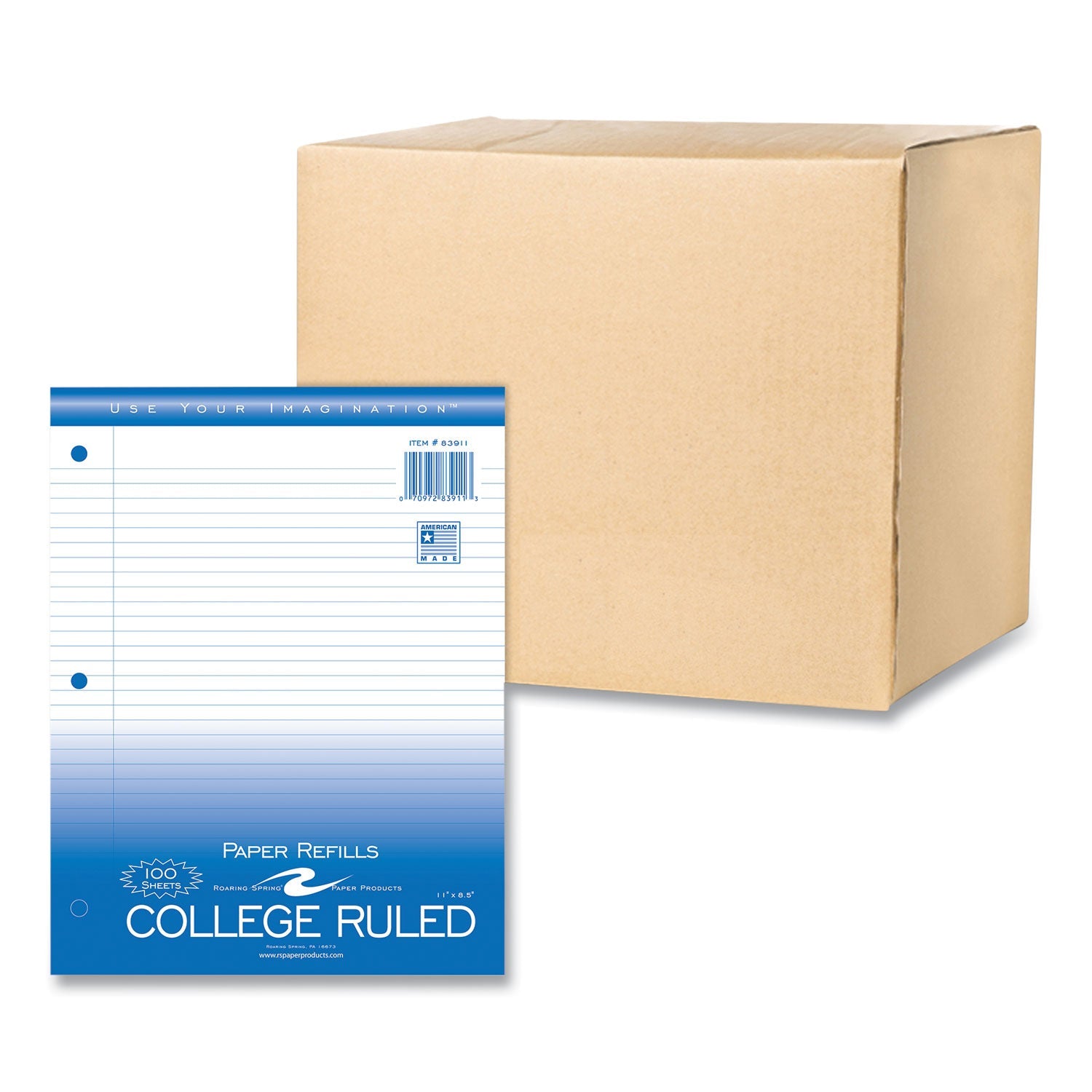 Loose Leaf Paper | College Rule, 100 Sheets/Pack