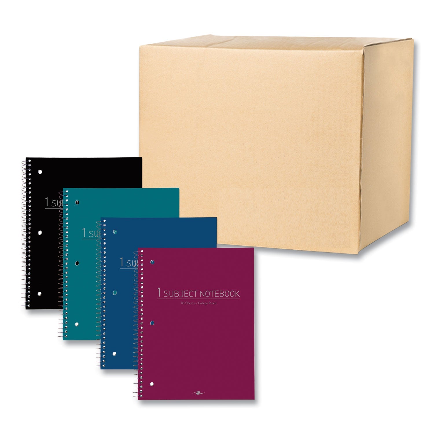 1-Subject Wirebound Notebook | 70 Sheets, Asst.