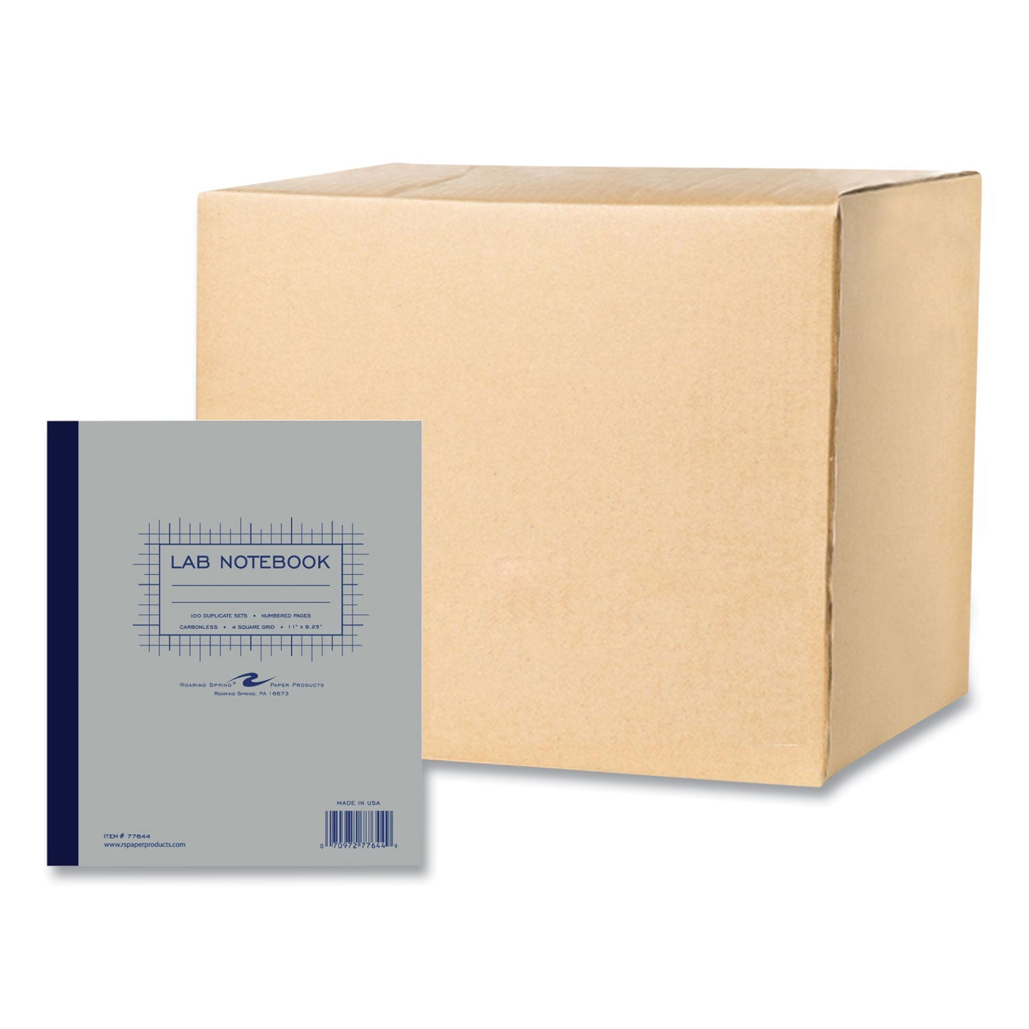 Lab and Science Carbonless Notebook | Quad Rule