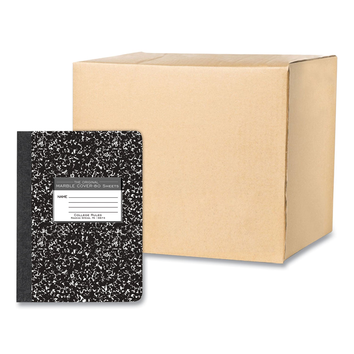 Hardcover Marble Composition Book | College Ruled
