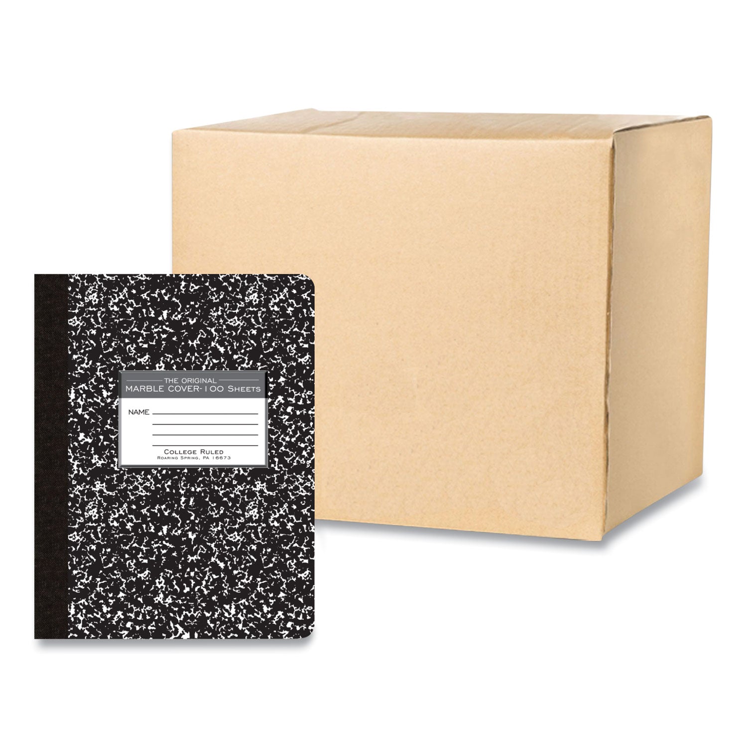 Hardcover Marble Composition Book | College Rule