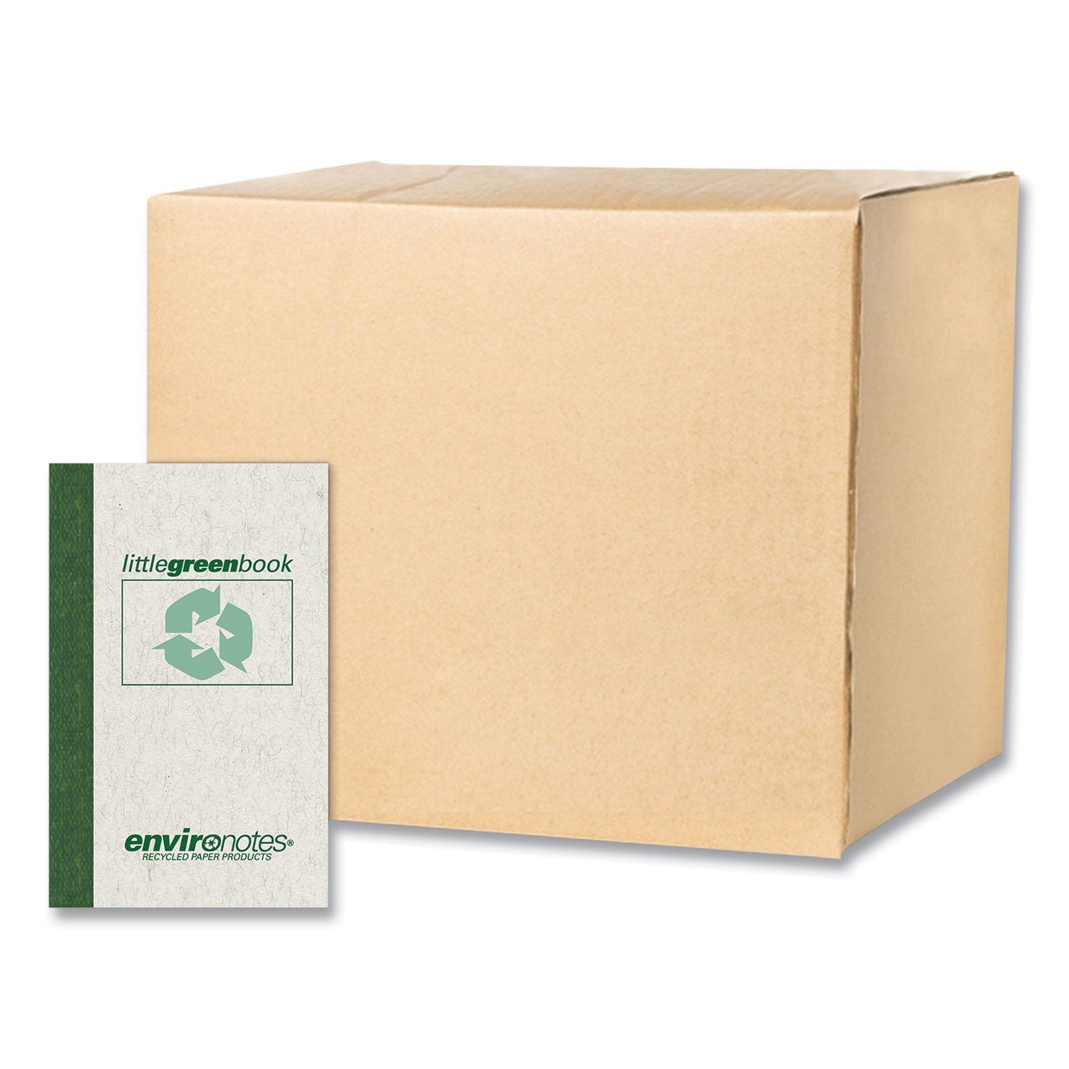 Little Green Memo Book | Narrow Rule, 3x5