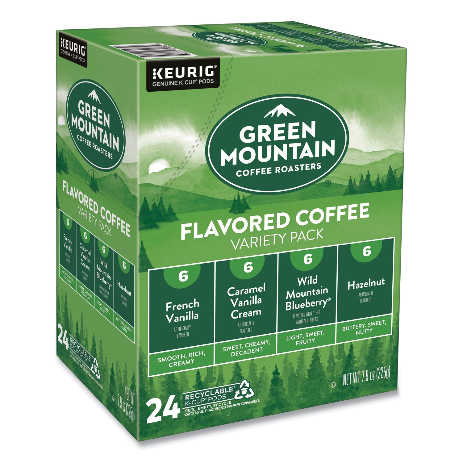 Flavored Variety Coffee K-Cups | 24-Count Box