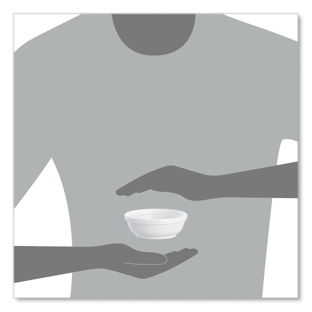 Dart® Insulated Foam Bowls, 6 Oz, White, 50/pack, 20 Packs/carton