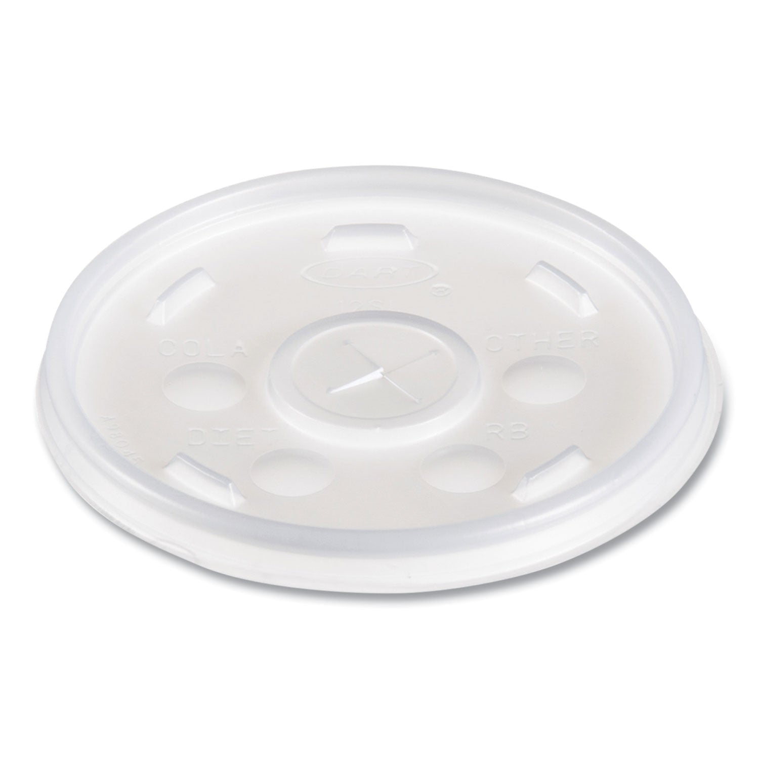 Flat Lids for Foam Cups | Translucent