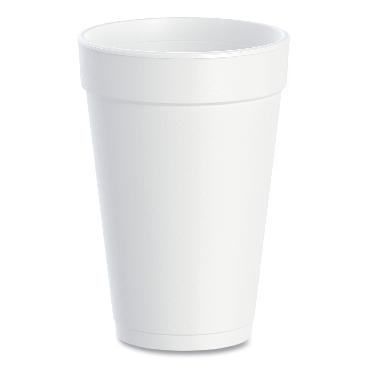 Dart® Foam Drink Cups, 16 Oz, White, 20/bag, 25 Bags/carton