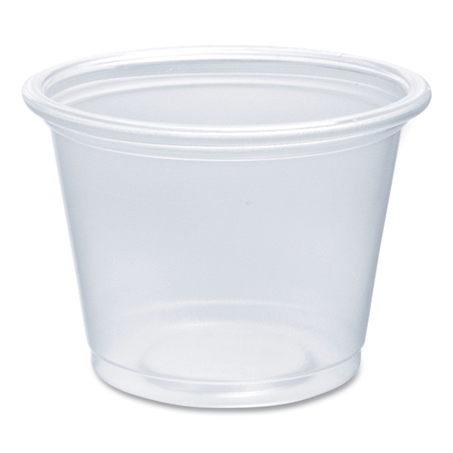 Dart® Conex Complements Portion/Medicine Cups, 1 oz, Plastic, Clear, 125/Bag, 20 Bags/Carton