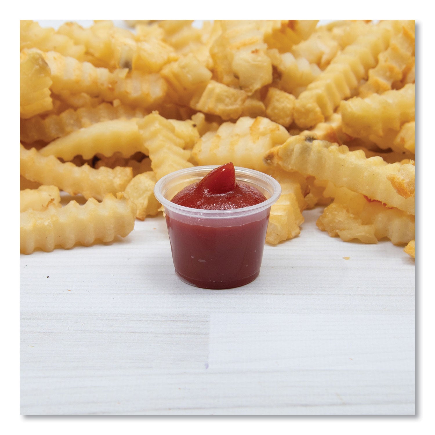 Dart® Conex Complements Portion/Medicine Cups, 1 oz, Plastic, Clear, 125/Bag, 20 Bags/Carton