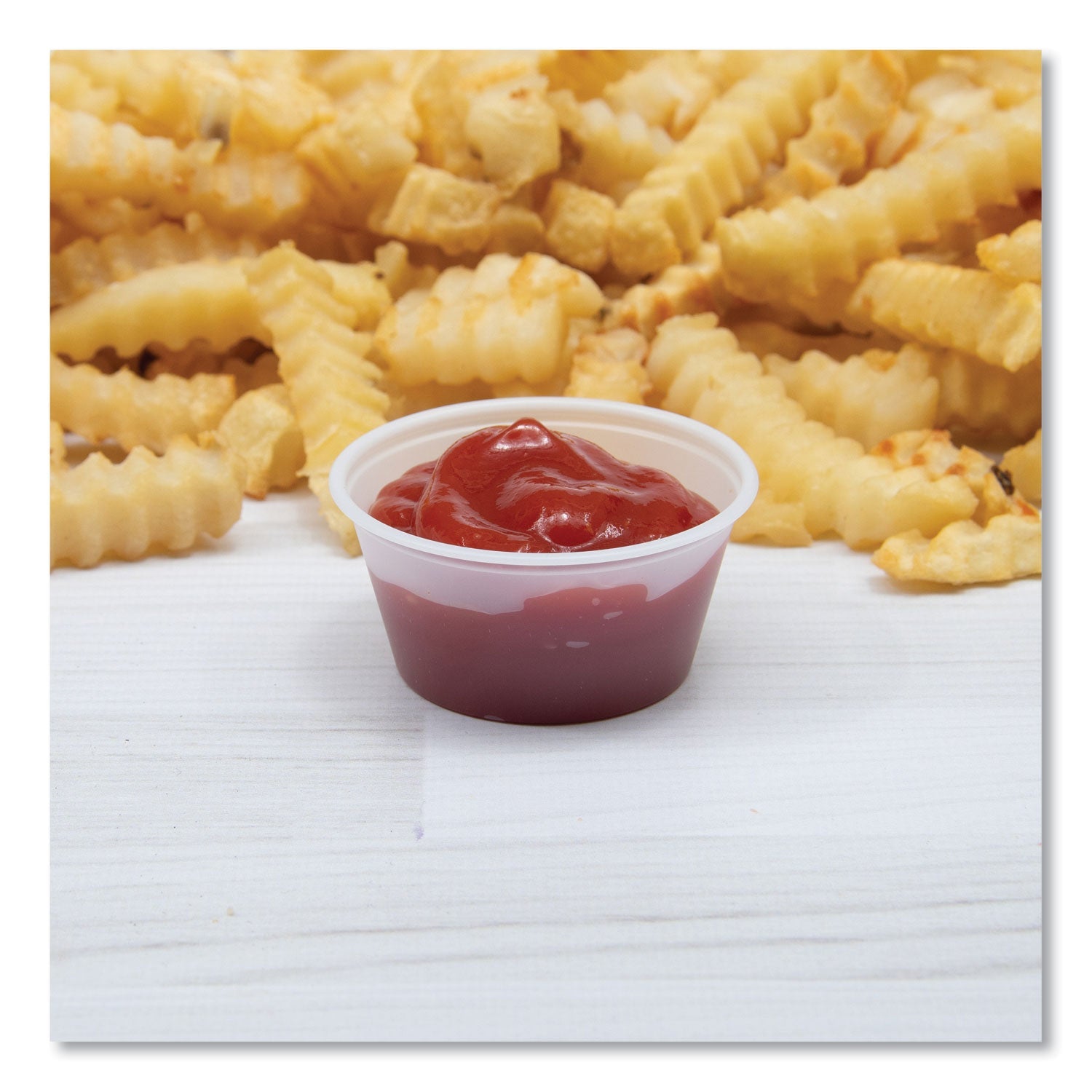 Dart® Conex Complements Portion/Medicine Cups, 2 oz, Plastic, Clear, 125/Bag, 20 Bags/Carton