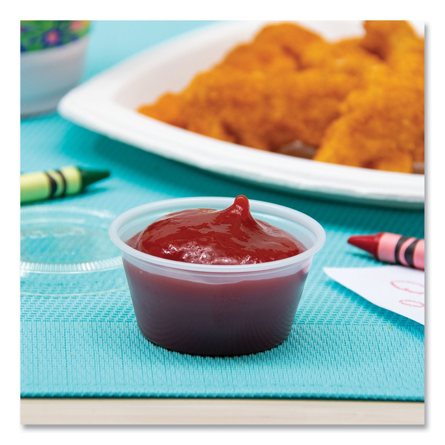 Dart® Conex Complements Portion/Medicine Cups, 2 oz, Plastic, Clear, 125/Bag, 20 Bags/Carton