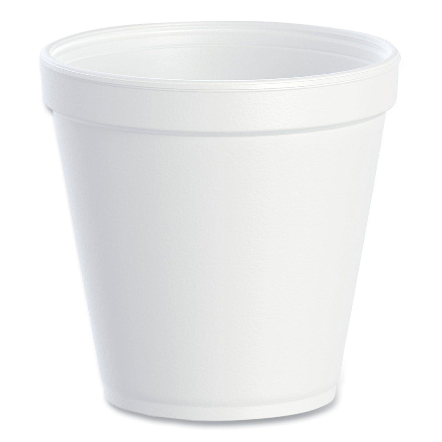 Dart® Foam Containers, Squat, 16 oz, White, 25/Bag, 20 Bags/Carton
