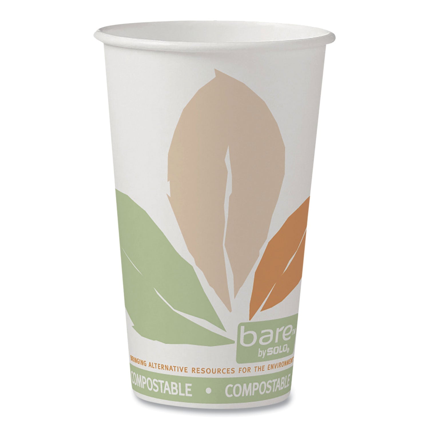 Bare Eco-Forward Paper Hot Cups | 16oz 1000-Count