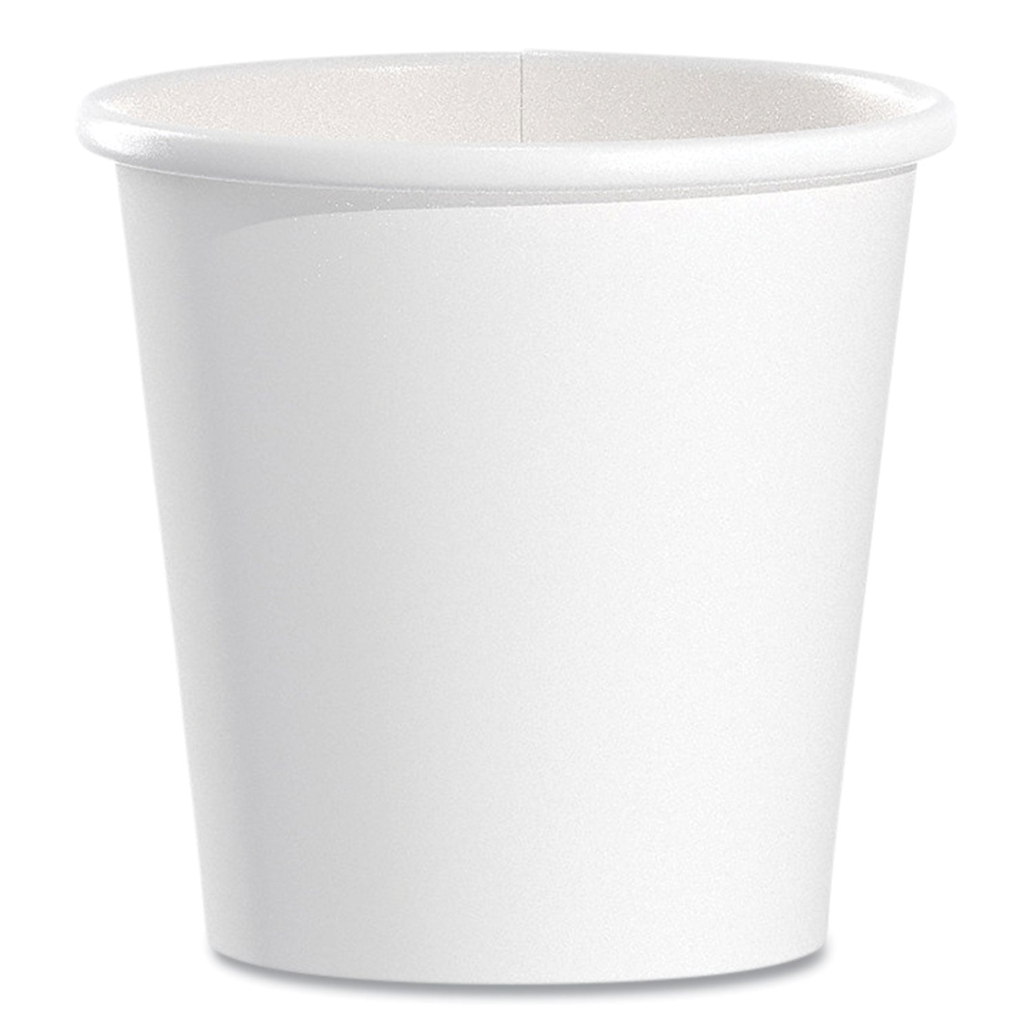 Single-Sided Poly Paper Hot Cups | 4oz 1000-Count