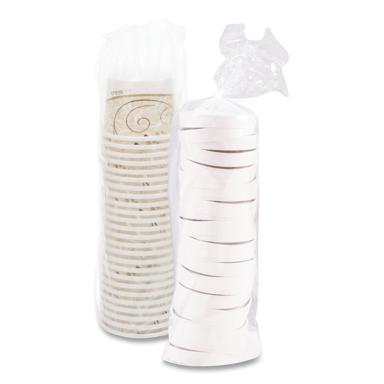 SOLO® Flexstyle Double Poly Food Combo Packs, 12 oz, Symphony, Paper, 250/Carton