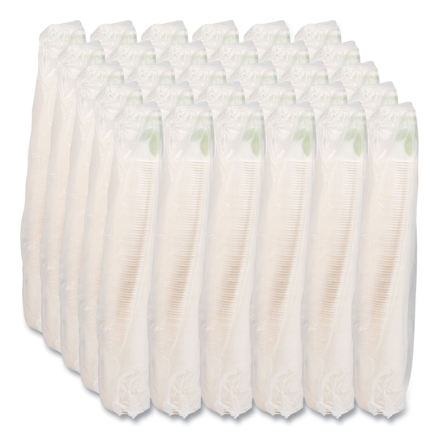 SOLO® Bare Eco-Forward Paper Cold Cups, 5 oz, Green/White, 100/Sleeve, 30 Sleeves/Carton