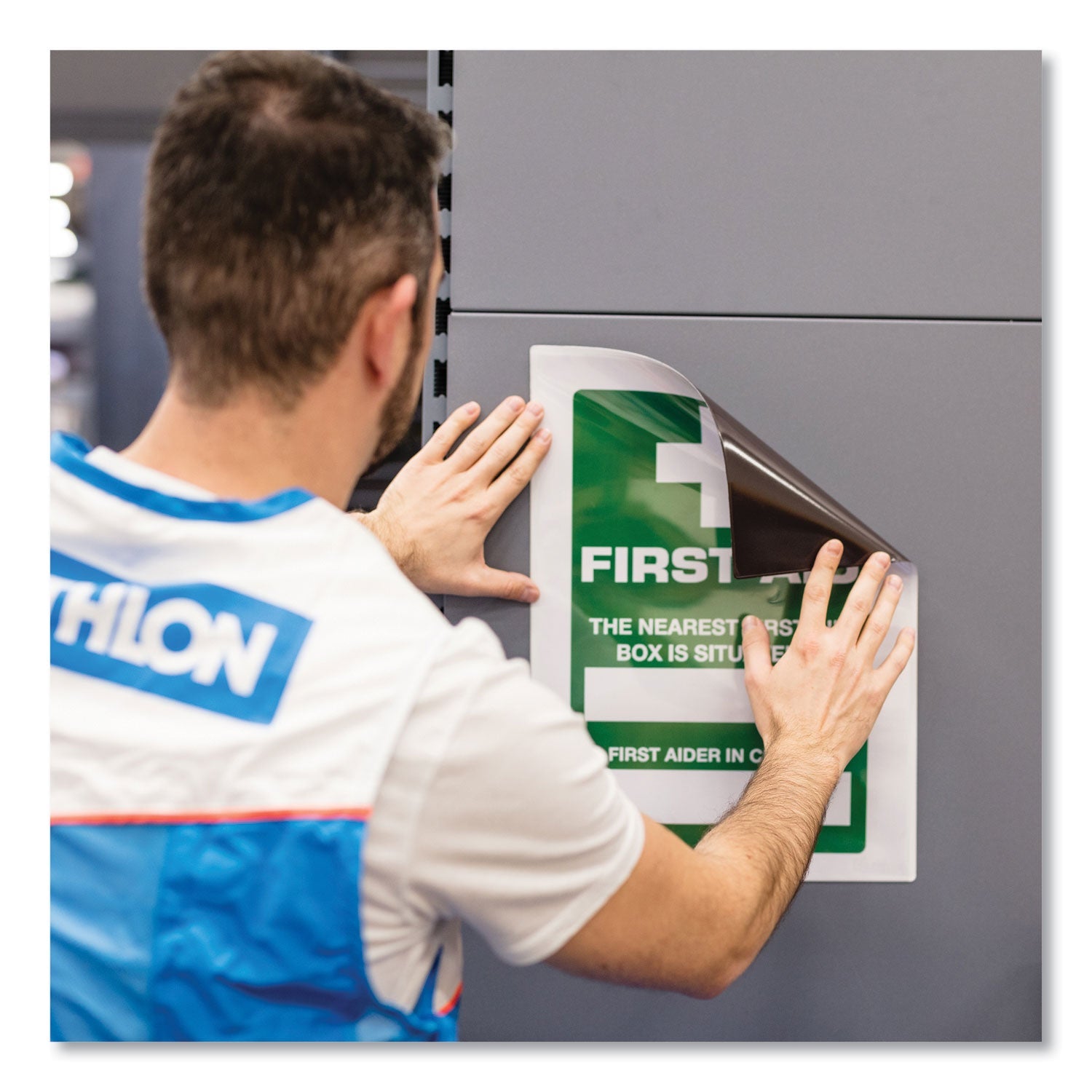 djois® by Tarifold Easy Load Magnetic Pocket with Corner Closure, 14 x 11, Clear Frame, 5/Pack - Bloom Skins