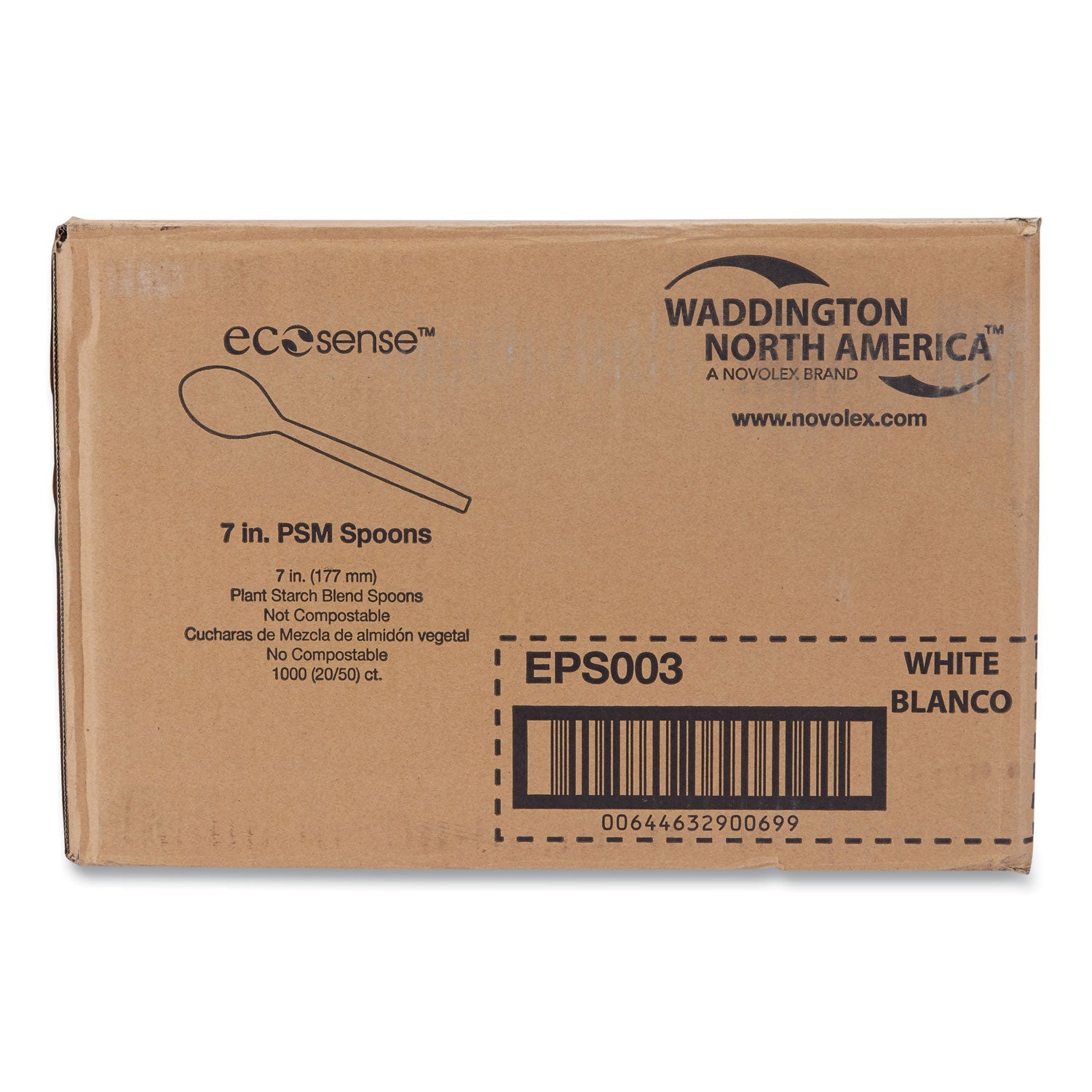 Renewable Plant Starch Cutlery | Spoon | 1000-Ct