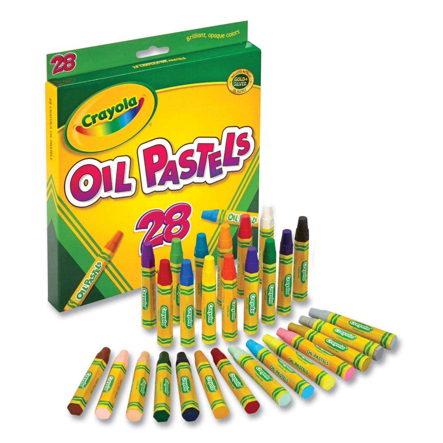 Crayola® Oil Pastels | 28-Pack Assorted