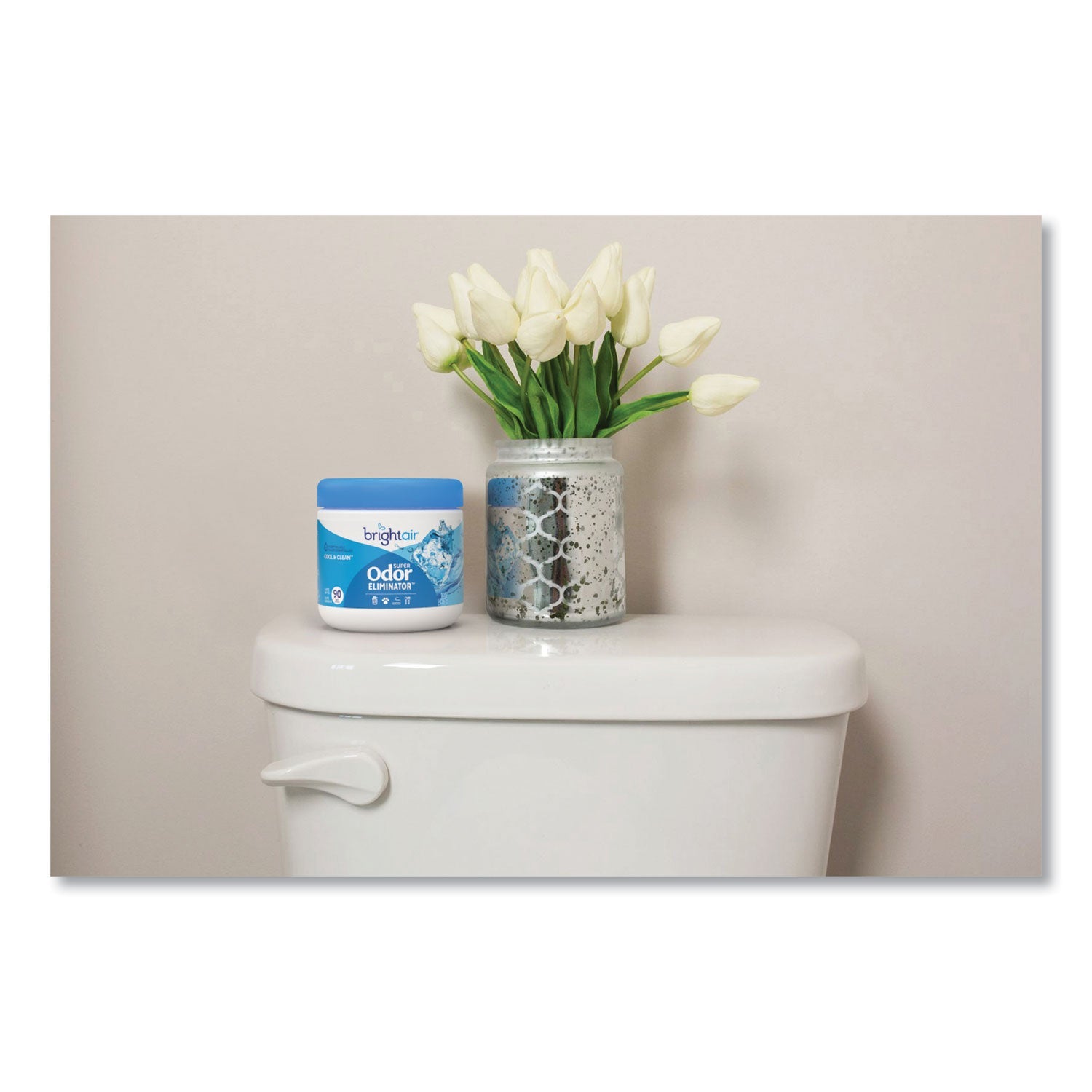 BRIGHT Air® Super Odor Eliminator, Cool And Clean, Blue, 14 Oz Jar