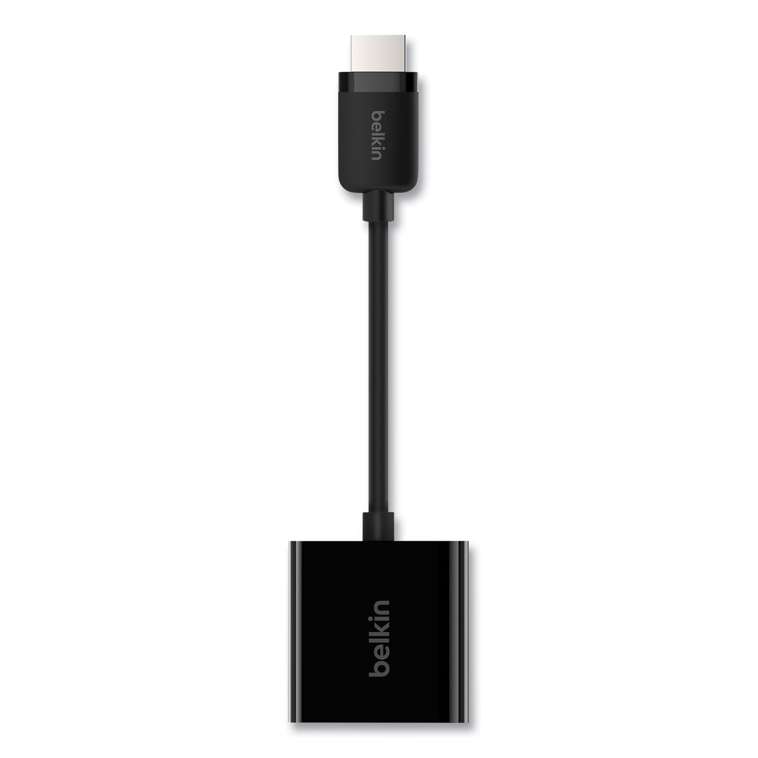 Belkin® Hdmi To Vga Adapter With Micro-Usb Power, 9.8", Black