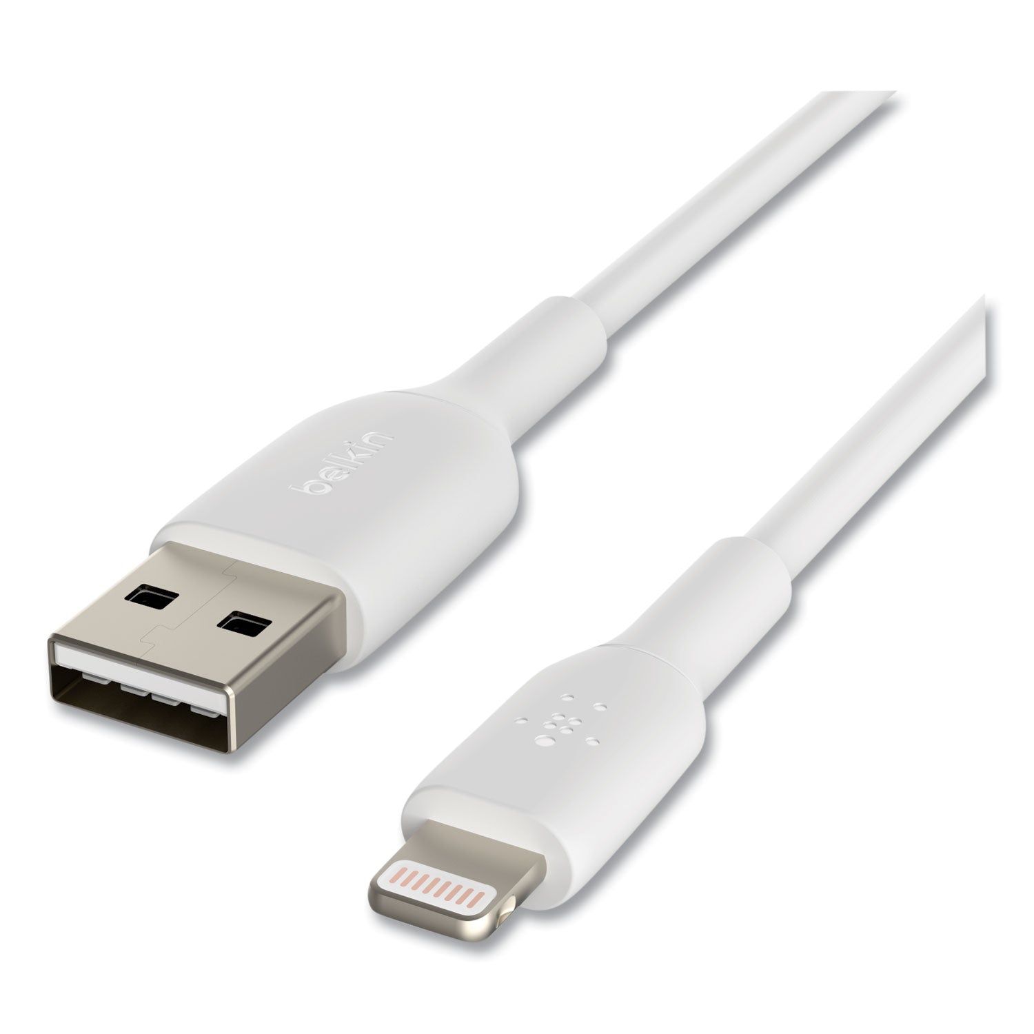 Belkin® BOOST CHARGE Apple Lightning to USB-A ChargeSync Cable, 9.8 ft, White - Bloom Skins