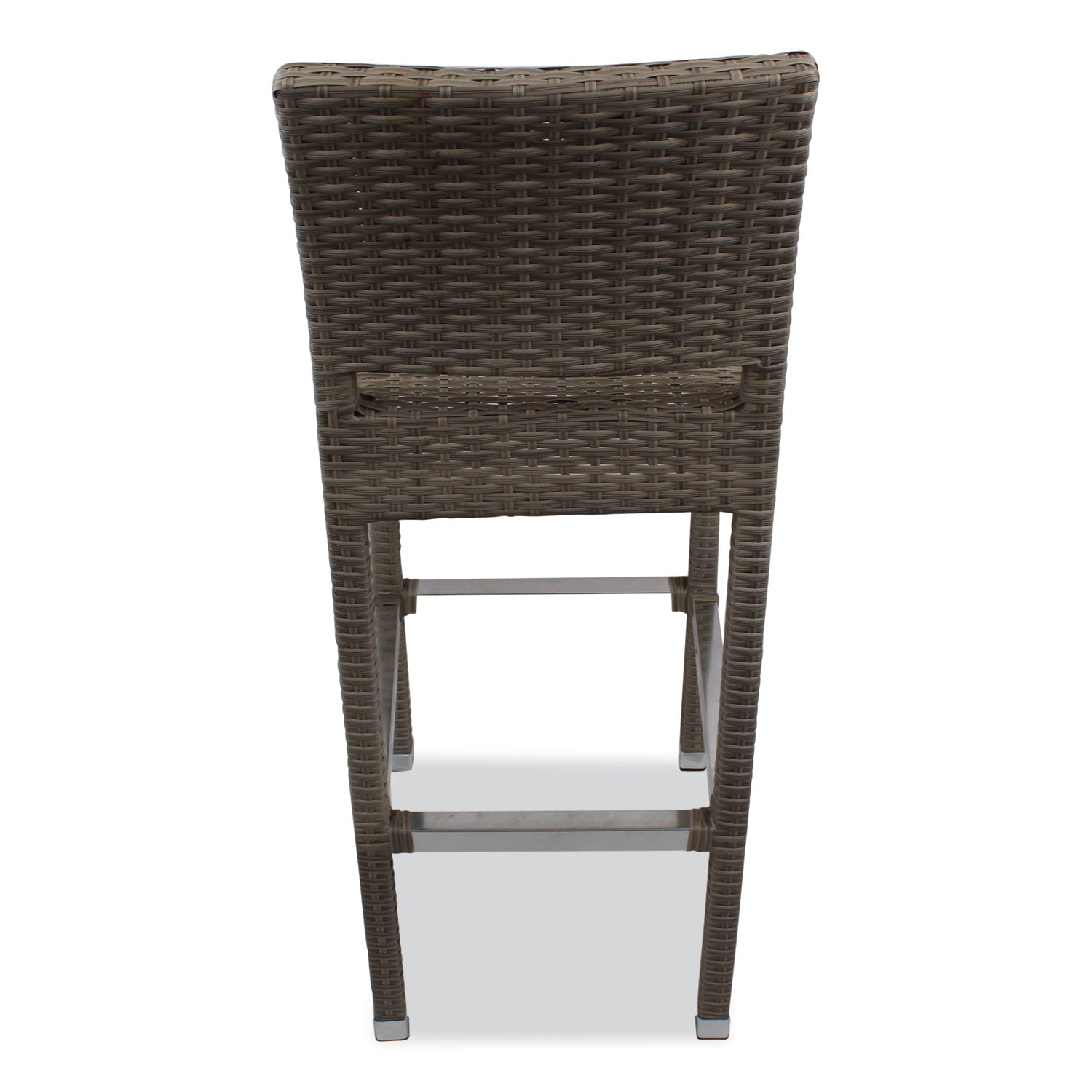 JMC Furniture Gama Series Barstools, Supports Up to 300 lb, 31.25" Seat Height, Ivory Seat, Ivory Back, Ivory Base