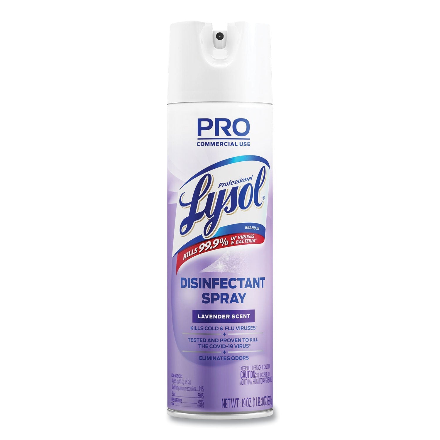 Professional LYSOL® Brand Disinfectant Spray, Lavender, 19 Oz Aerosol Spray