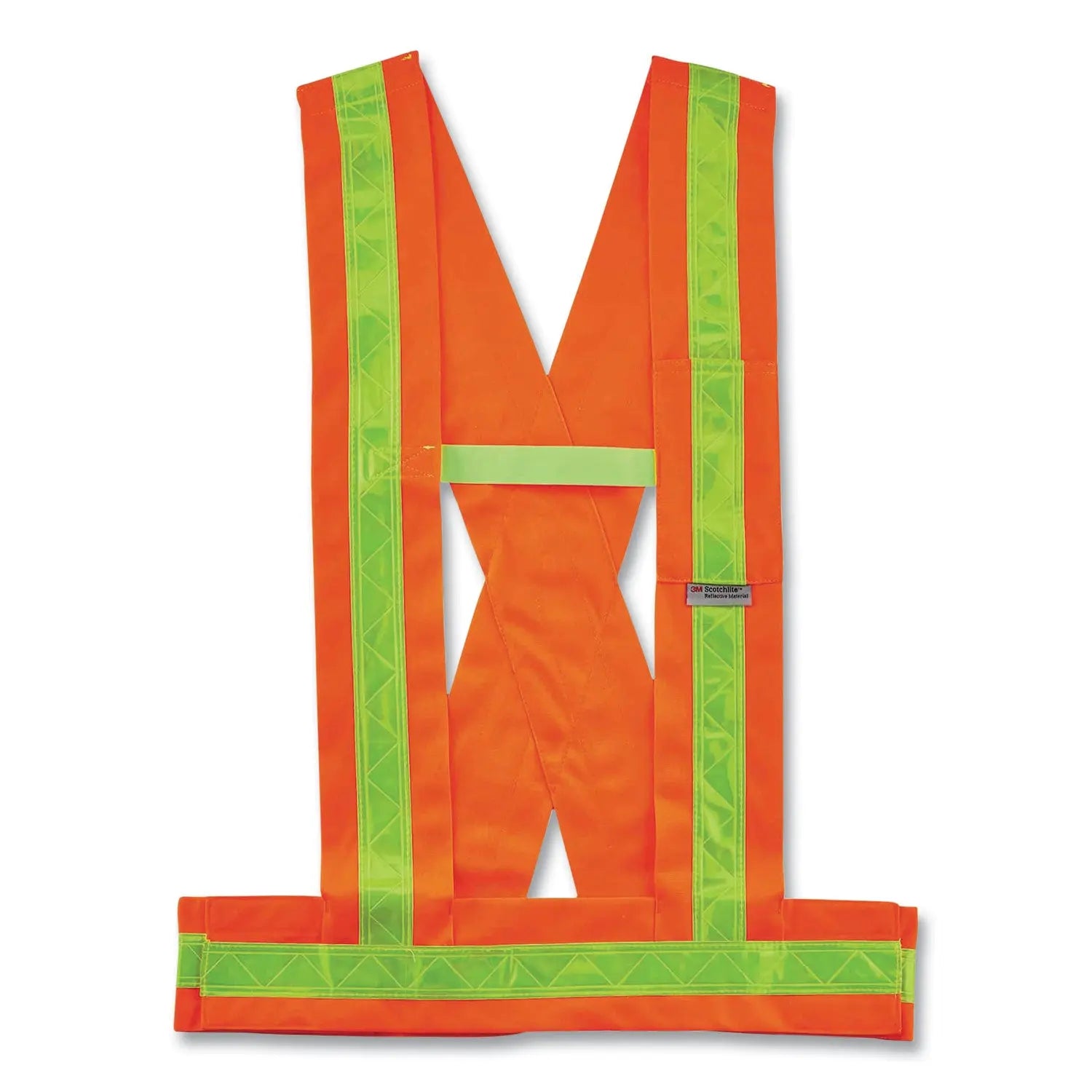 ergodyne® GloWear 8140BA Class 1 Breakaway Sash, Polyester, X-Large/2X-Large, Orange