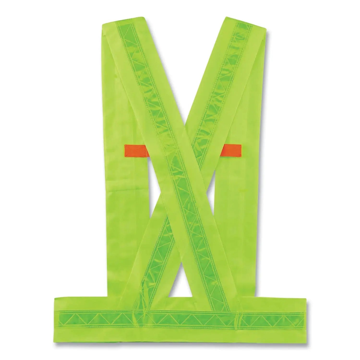 ergodyne® GloWear 8140BA Class 1 Breakaway Sash, Polyester, Medium/Large, Lime