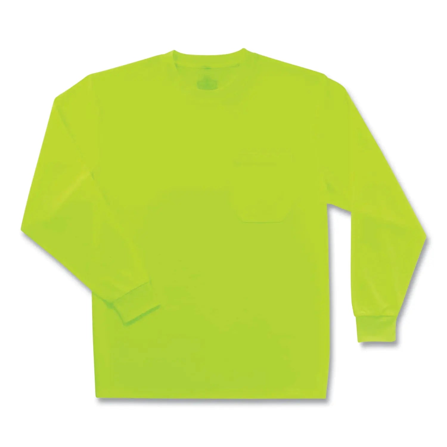 ergodyne® GloWear 8091 Non-Certified Hi-Vis Long Sleeve Shirt, 4X-Large, Lime