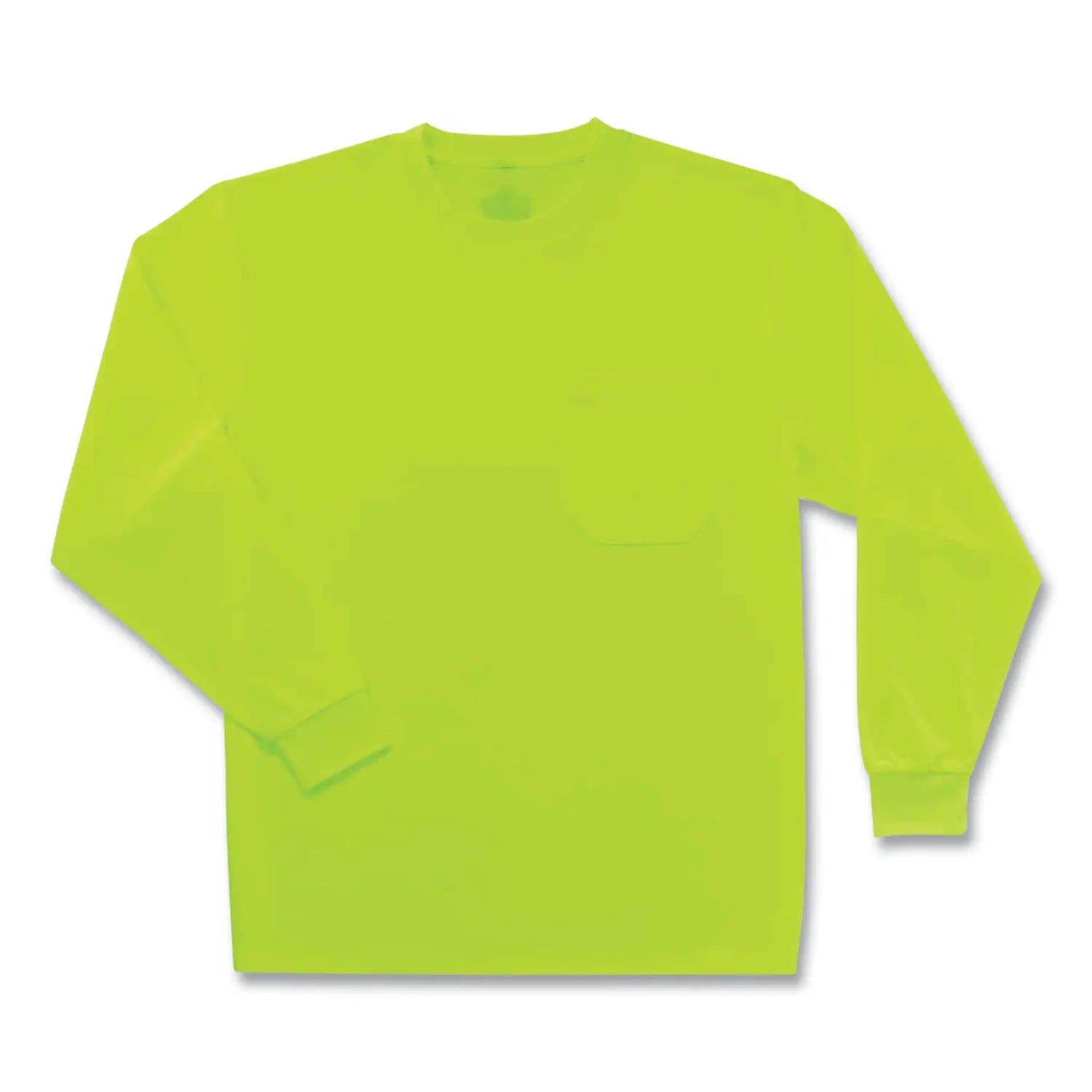 ergodyne® GloWear 8091 Non-Certified Hi-Vis Long Sleeve Shirt, X-Large, Lime