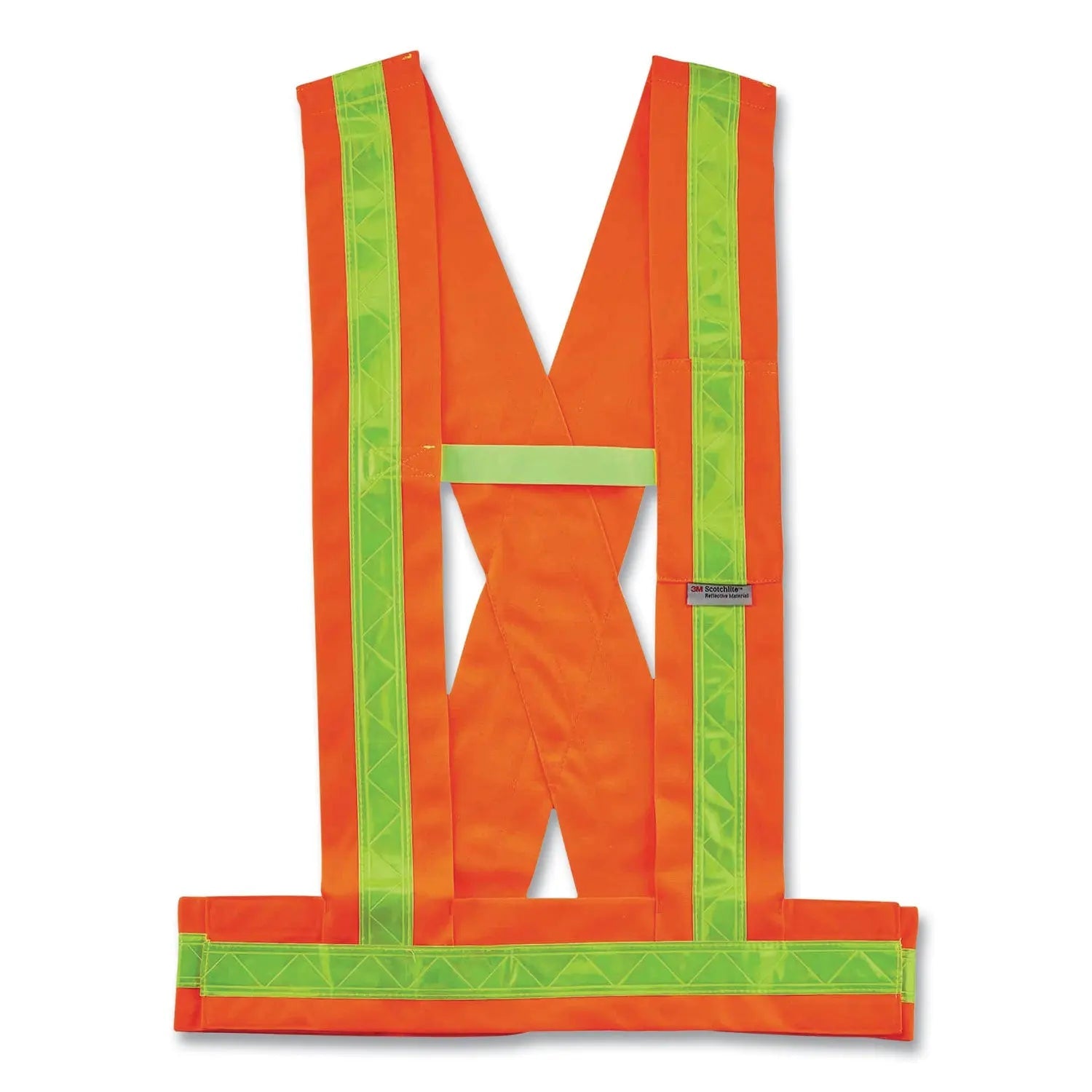 ergodyne® GloWear 8140BA Class 1 Breakaway Sash, Polyester, 3X-Large Plus, Orange