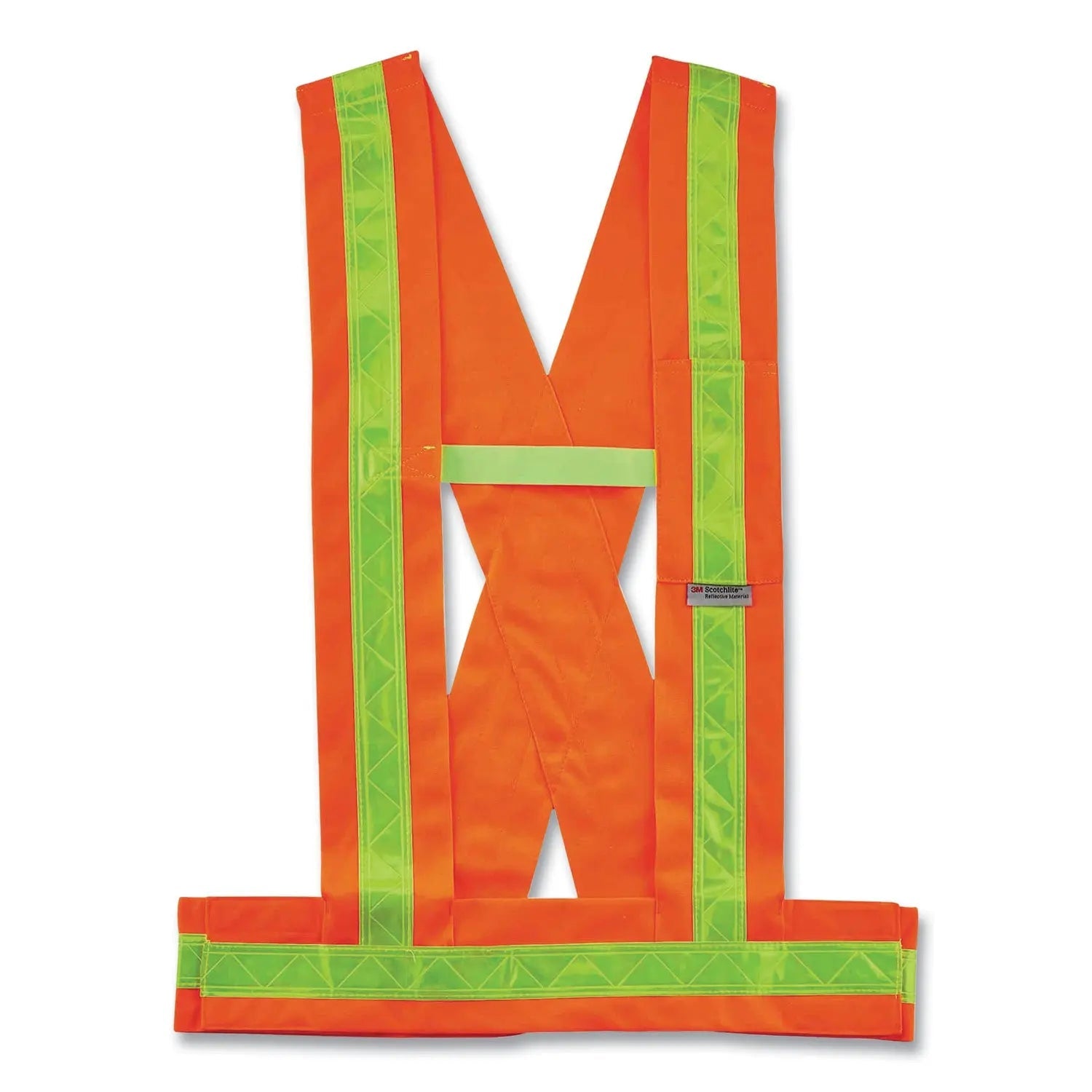 ergodyne® GloWear 8140BA Class 1 Breakaway Sash, Polyester, Medium/Large, Orange