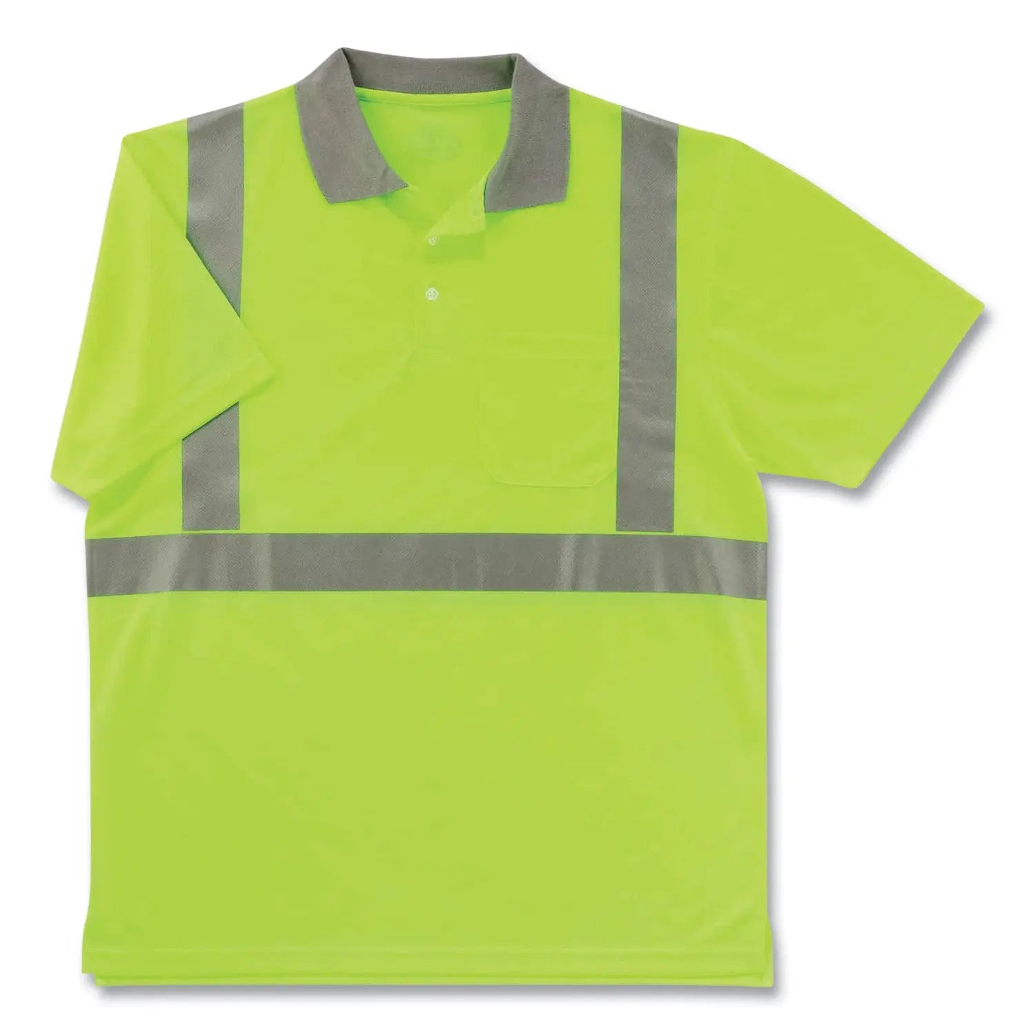 ergodyne® GloWear 8295 Class 2 Hi-Vis Polo Shirt, 3X-Large, Lime