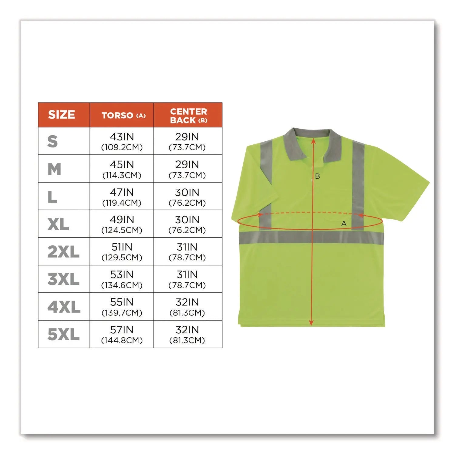 ergodyne® GloWear 8295 Class 2 Hi-Vis Polo Shirt, Medium, Lime