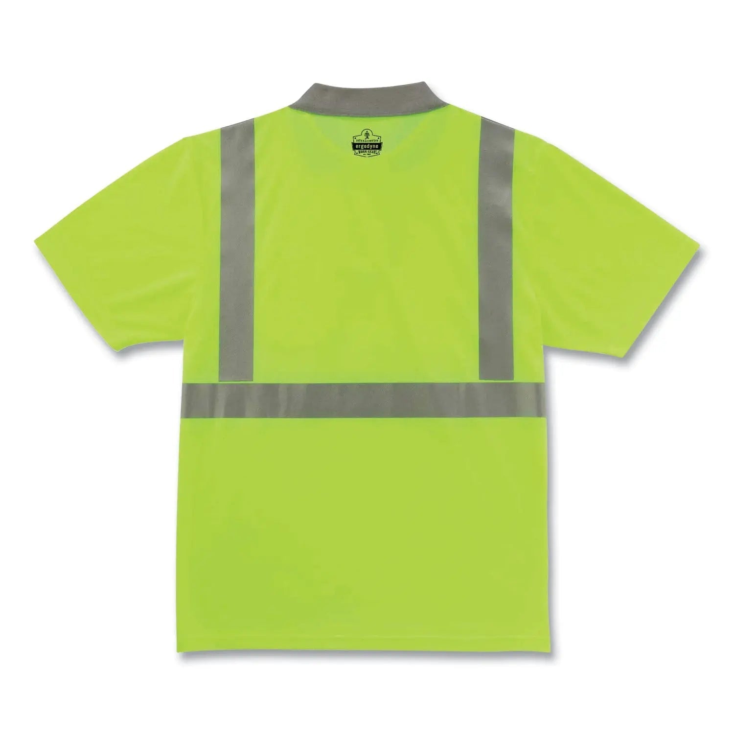 ergodyne® GloWear 8295 Class 2 Hi-Vis Polo Shirt, Small, Lime