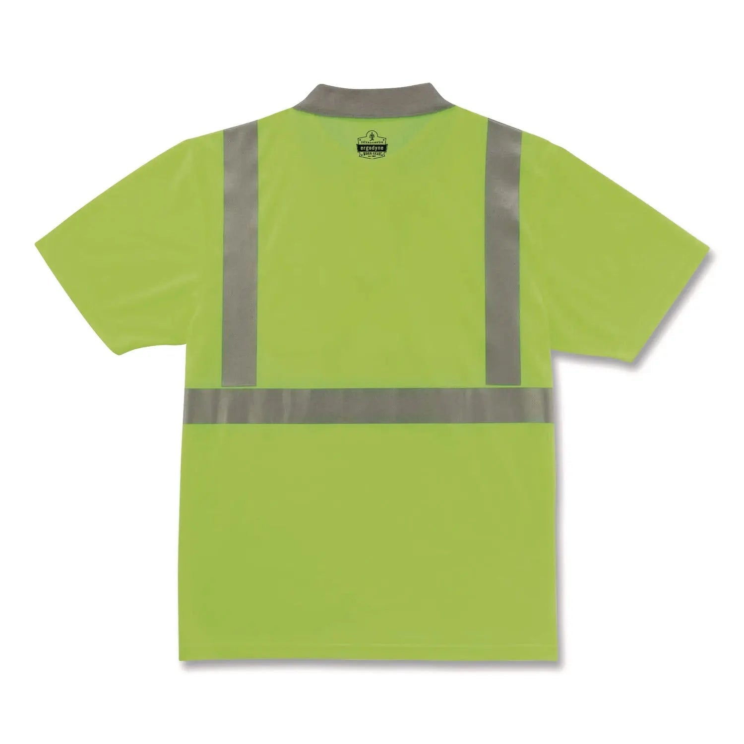ergodyne® GloWear 8295 Class 2 Hi-Vis Polo Shirt, Medium, Lime