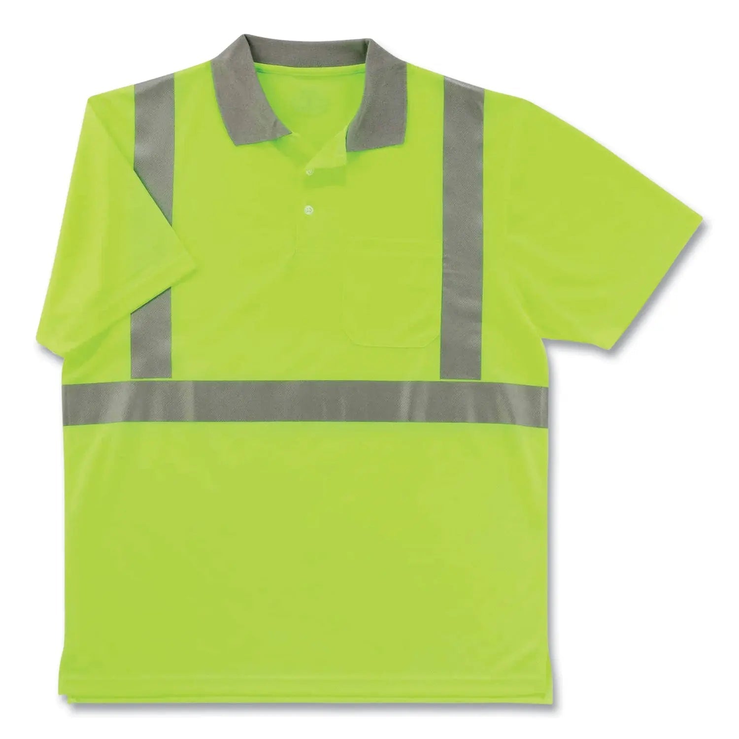 ergodyne® GloWear 8295 Class 2 Hi-Vis Polo Shirt, X-Large, Lime