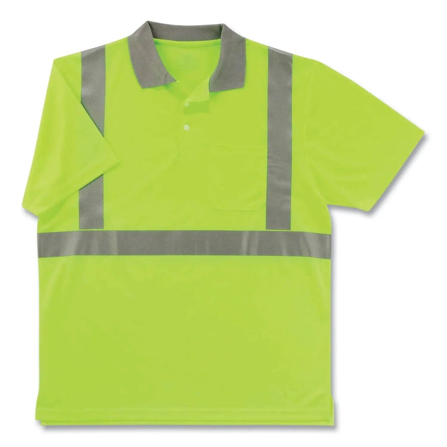 ergodyne® GloWear 8295 Class 2 Hi-Vis Polo Shirt, 4X-Large, Lime